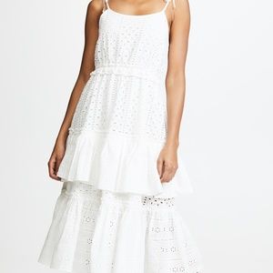 NWT Rachel Antonoff Airy Eyelet Val Midi Dress